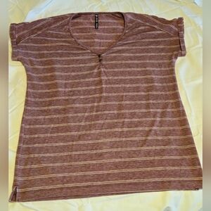 Kuhl Striped Mauve Women's Top, Small